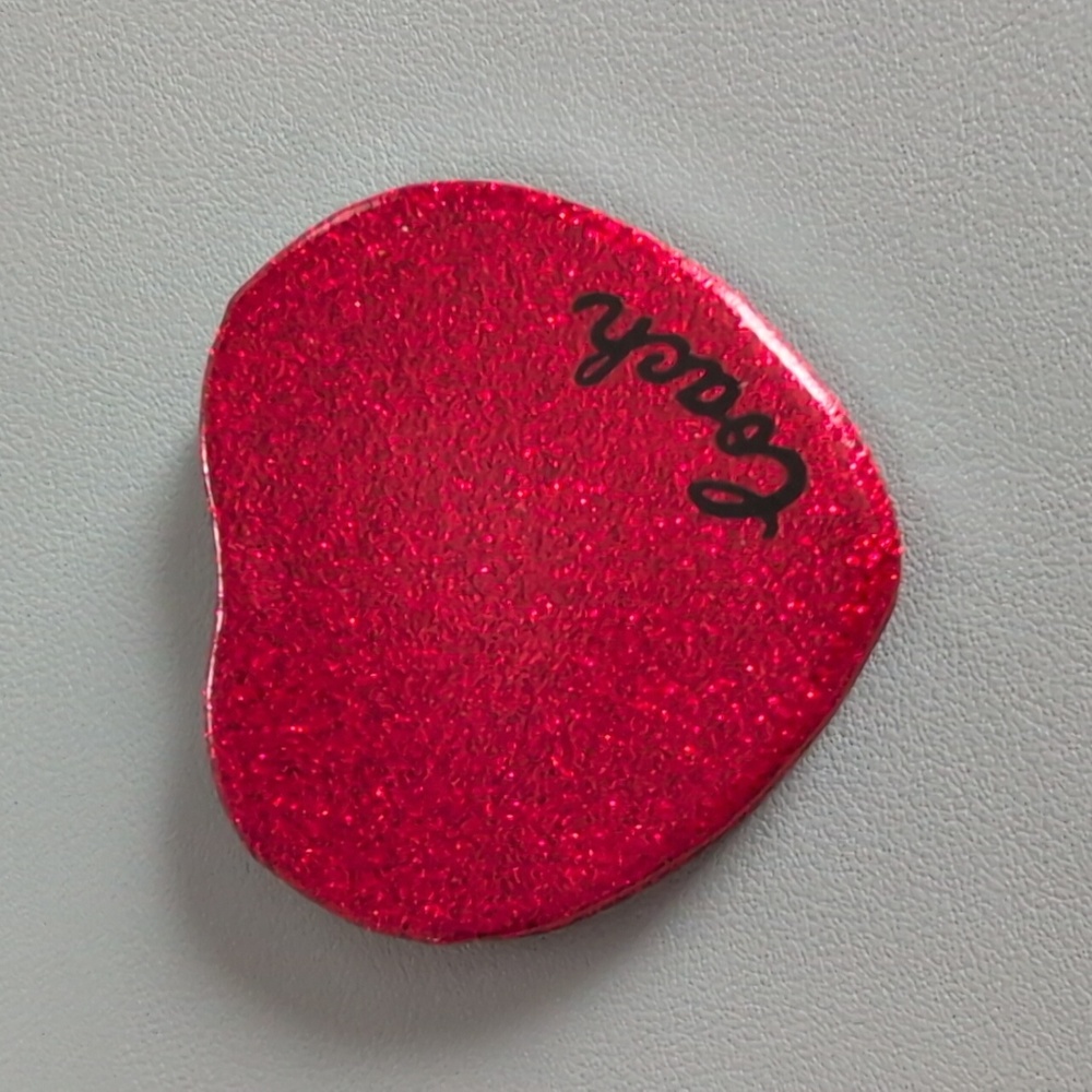 Coach Glittering Red Heart Mirror